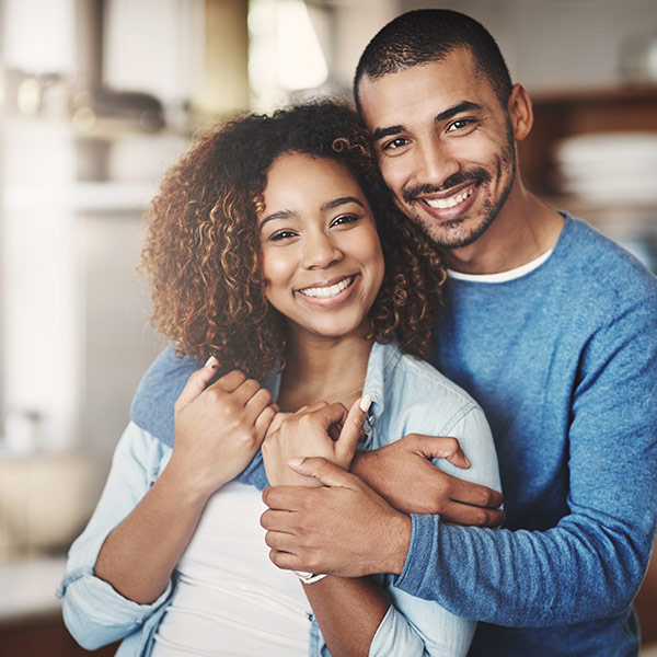 couple posing for a photo